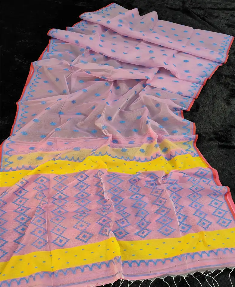 Muslin Saree With Blouse Piece