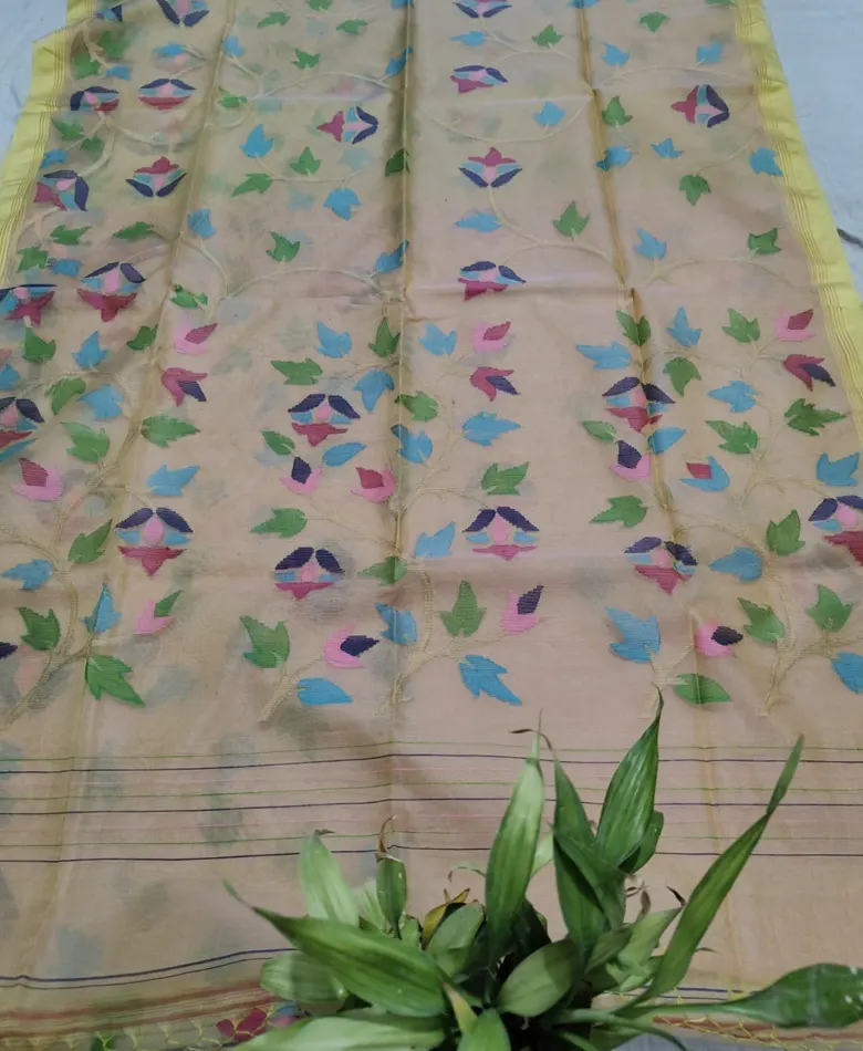 Pure Muslin Saree