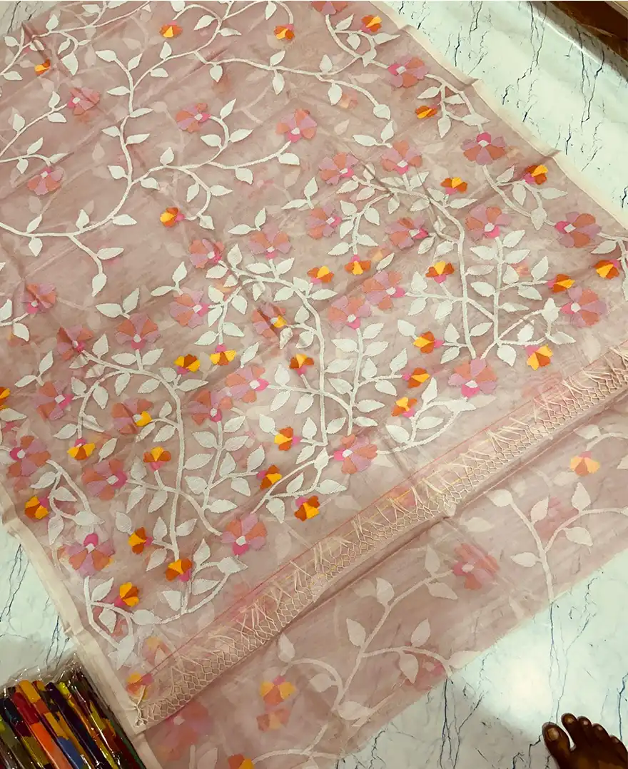 Pure Muslin Saree