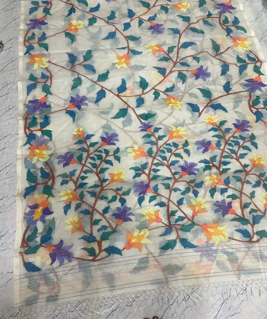 Pure Muslin Saree