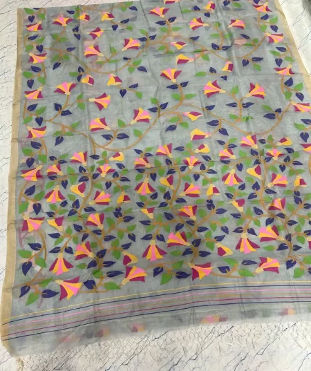 Pure Muslin Saree