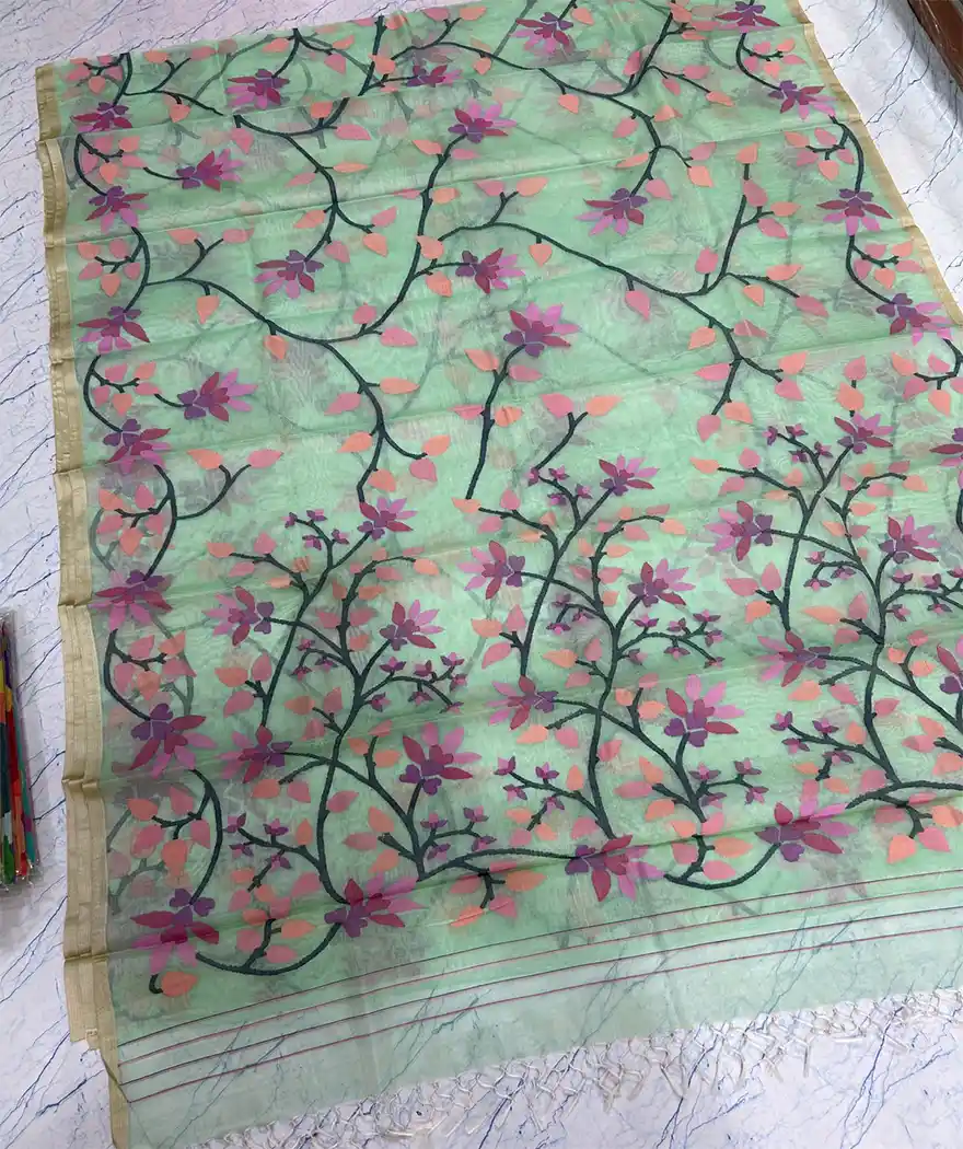 Pure Muslin Saree