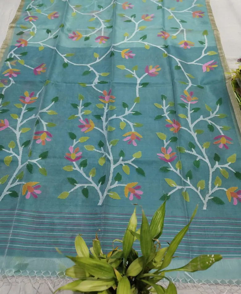 Pure Muslin Saree